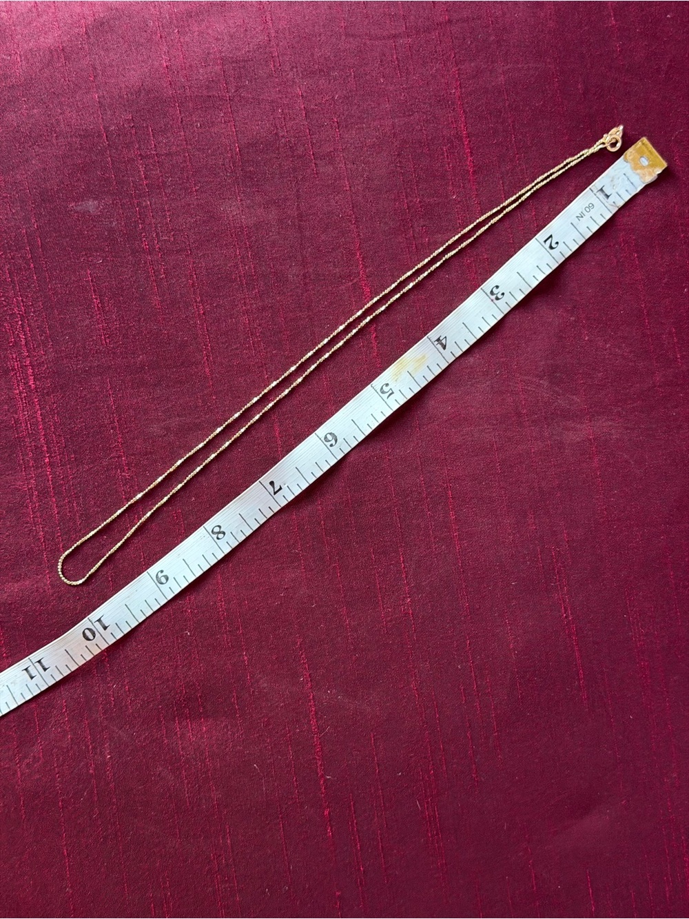 Milor 925 Italian Gold-Dipped Diamond-Cut Rope Chain Necklace 20” L, 1.5mm W - Picture 7 of 7